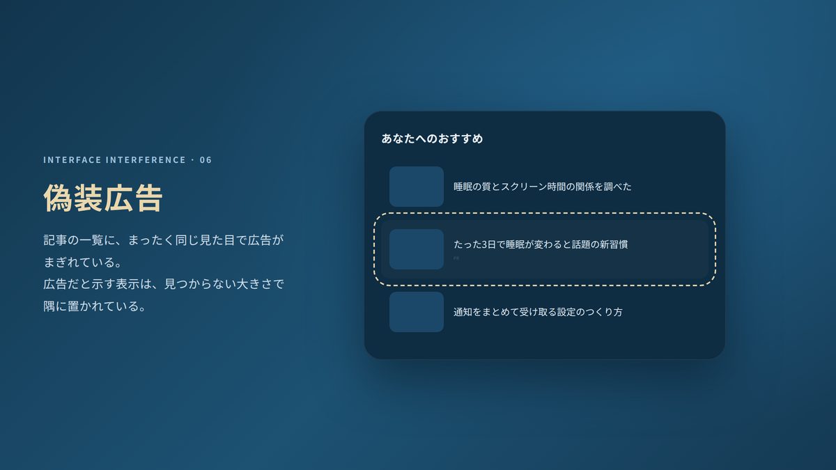 種類6 偽装広告